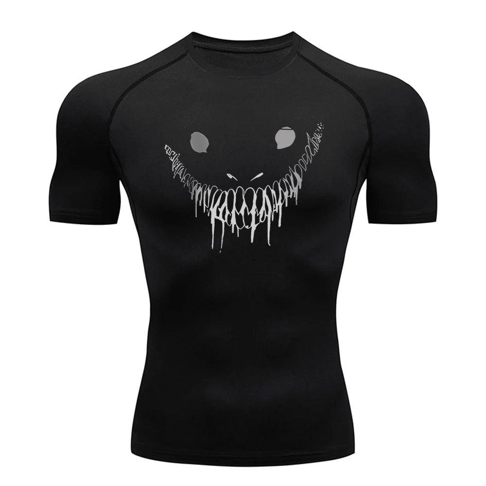 evil-smile-compression-shirt